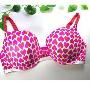 Victoria’s Secret {Padded Underwire Support Heart Push Up Bra 38D